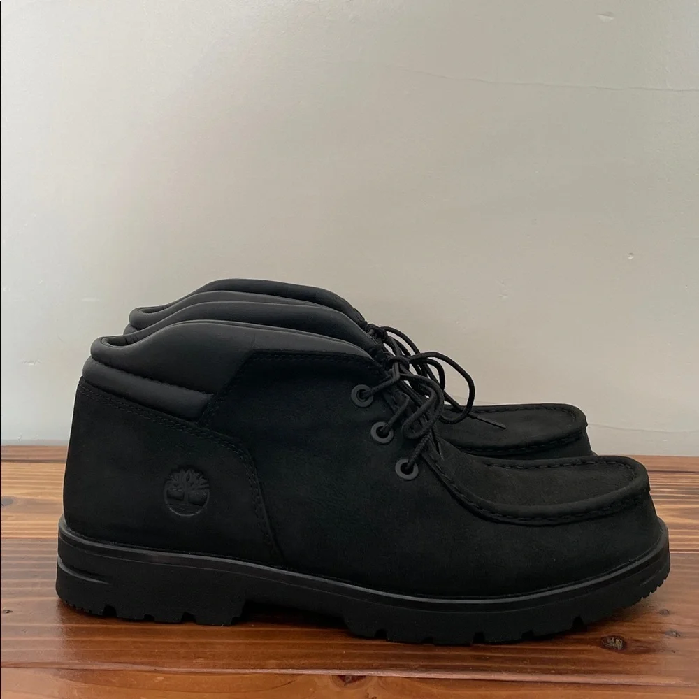 Timberland Black Newtonbrook Moc Toe Chukka Boots Size 10.5